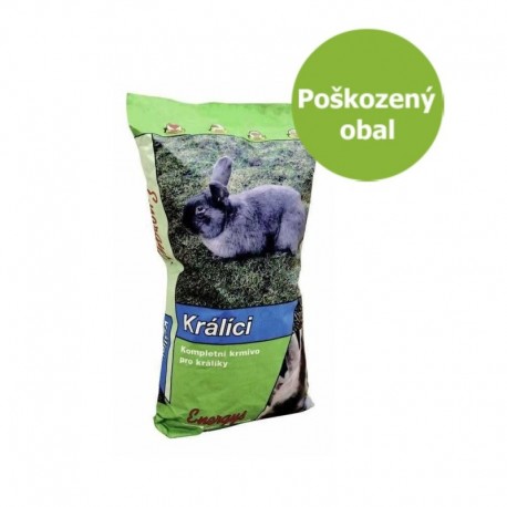 Energys Klasik Forte králík (s kokc,výkrm) 25 kg - Poškozený obal - SLEVA 10 %