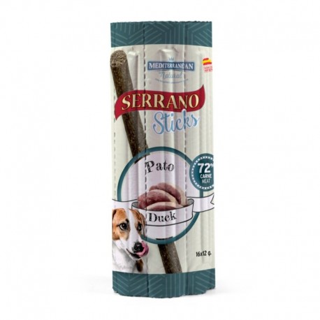 Serrano Dog Sticks Duck, tyčinka 16 x 12 g