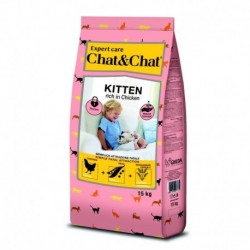 Chat & Chat Expert Kitten Chicken 14 kg