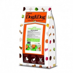 Dog & Dog Expert mléčné, karamelové a mátové sušenky 15 kg