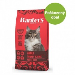 Banters Cat Adult Turkey & Rice 8 kg - Poškozený obal - SLEVA 20 %