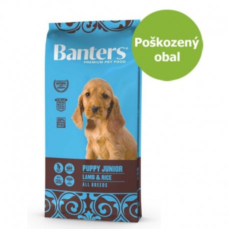 Banters Puppy Junior Lamb & Rice 15 kg - Poškozený obal - SLEVA 20 %