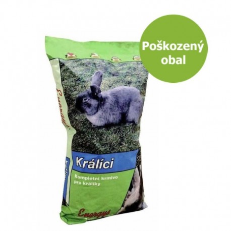 Energys Klasik králík (bez kokc,výkrm) 10 kg - Poškozený obal - SLEVA 15 %