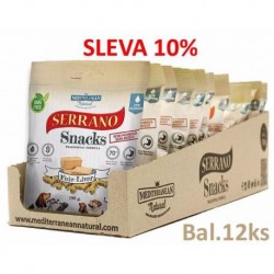 Serrano Snack Dog Liver 100 g (12 ks) SLEVA 10 %