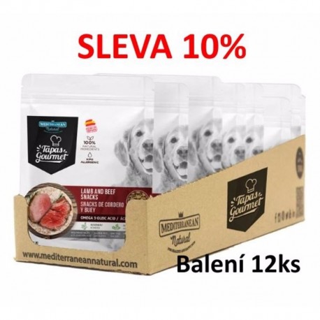 Tapas Gourmet snack Dog Lamb & Beef 190 g (12 ks) SLEVA 10 %