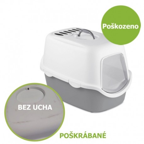 WC uzavřené Cathy Filter, šedá - Poškrábaná, bez ucha - SLEVA 20 %