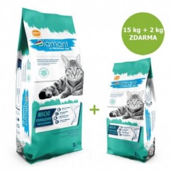 Diamant Cat Micio Sterilised Modrá ryba 15 kg + 2 kg ZDARMA