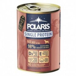 Polaris Single Protein paté Pes Hovězí, konzerva 400 g PRODEJ PO BALENÍ (6 ks)