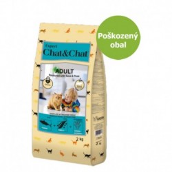 Chat & Chat Expert Adult tuna & peas 2kg - POŠKOZENY OBAL-18137