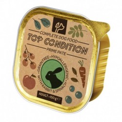 Top Condition Dog Rabbit & Spinach paté 150 g