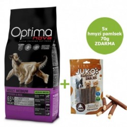 OPTIMAnova Dog Adult Medium Chicken & Rice 12 kg + 5 x pamlsek ZDARMA