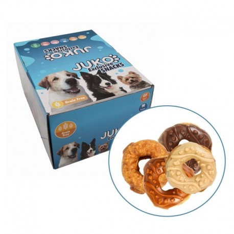 Donuts Mix 4 příchutě JUKO Snacks 1,6 kg (cca 29 ks)