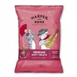 Harper and Bone Cat & Dog iberské měkké pamlsky hovězí 90 g