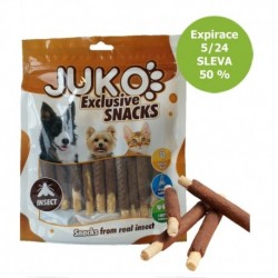 Hmyzí protein na žvýkací tyčince JUKO Exclusive Snacks 250 g - Expirace 5/24 - SLEVA 50 %