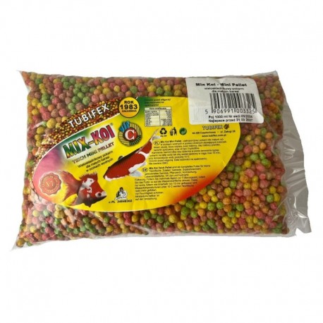 KOI MIX mini pellet kuličky, sáček 1 l