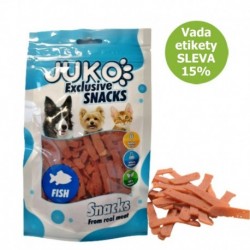 Salmon Strips JUKO Snacks 70 g - Vada etikety - SLEVA 15 %