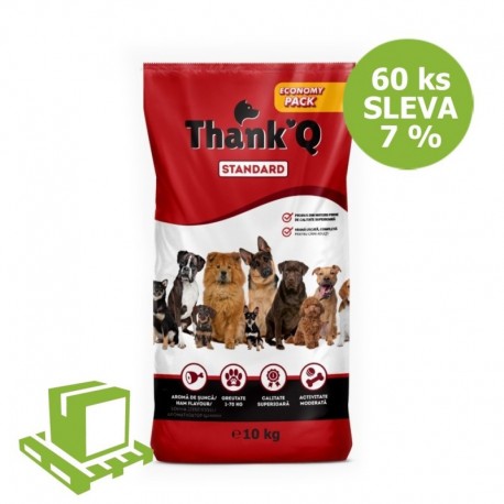 Thank´Q Standard Dog Adult Šunka 10 kg (paleta 60 ks) SLEVA 7 %