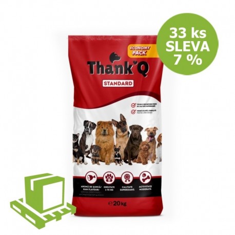 Thank´Q Standard Dog Adult Šunka 20 kg (paleta 33 ks) SLEVA 7 %