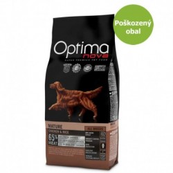 OPTIMAnova Dog Mature Chicken & Rice 12 kg - Poškozený obal - SLEVA 15%