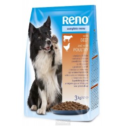 RENO Dog hovězí , granule 3 kg