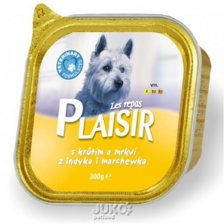 Plaisir Dog krůtí, vanička 300 g