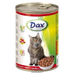 Dax Cat kousky hovězí, konzerva 415 g