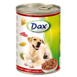 Dax Dog kousky hovězí, konzerva 1240 g