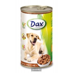 Dax Dog kousky játrová, konzerva 1240 g