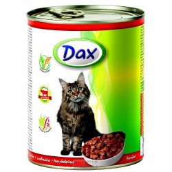 Dax Cat kousky hovězí, konzerva 830 g