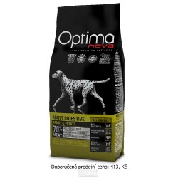 OPTIMAnova Dog Adult Digestive Rabbit & Potato GF 2 kg