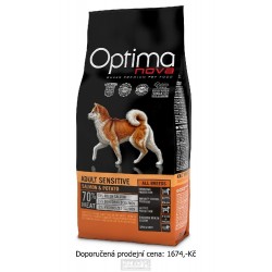 OPTIMAnova Dog Adult Sensitive Salmon & Potato GF 12 kg