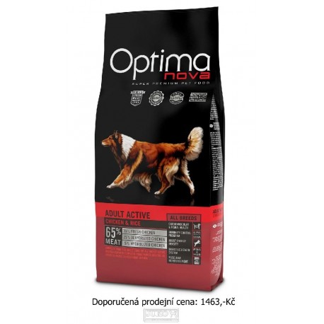 OPTIMAnova Dog Adult Active 12 kg Expirace 5/2025