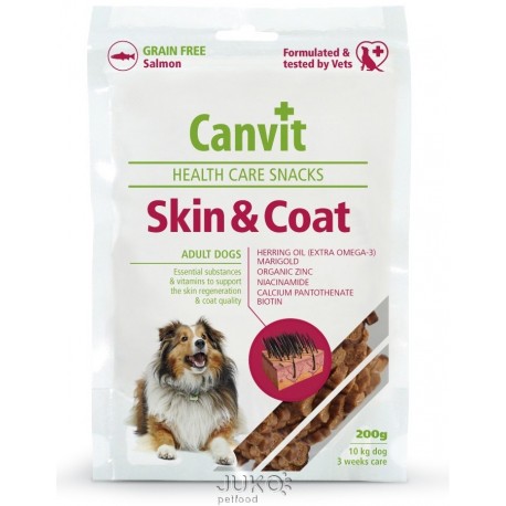 Canvit SNACKS Dog Skin & Coat 200 g