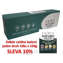 Naturo Adult Duck&Rice+Vegetabl 150g-10KS-AKCE 10%-12032