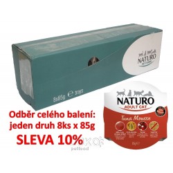 Naturo Cat Tuna Mousse 85g-8KS-AKCE 10%-12047