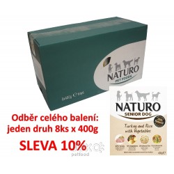 Naturo Senior Turkey&Rice withVeget 400g-8KS-AKCE 10%-12053