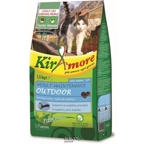 Kiramore Cat Adult Maintenance Outdoor 15 kg