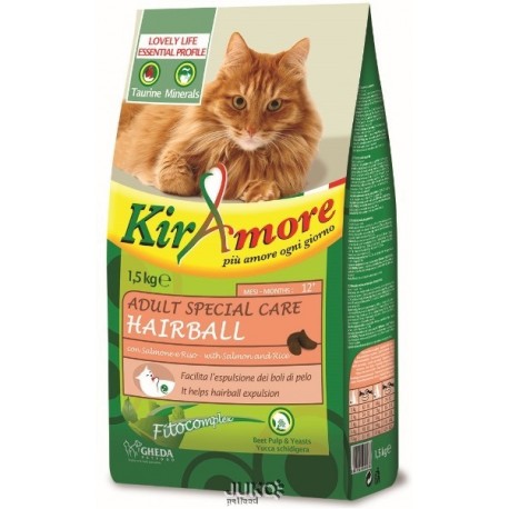 Kiramore Cat Adult Hairball 15 kg