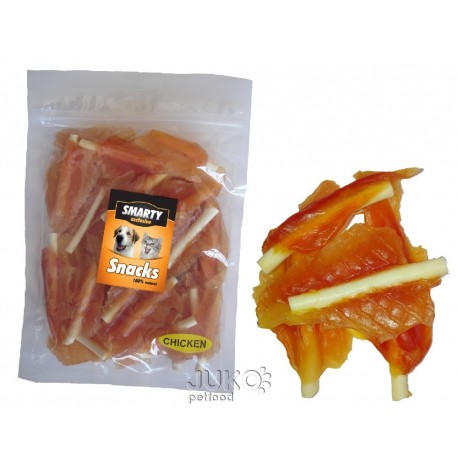 Mini Chicken Soft Jerky with Calcium Bone JUKO Snacks 250 g