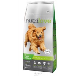 Nutrilove pes granule MATURE fresh kuřecí 12kg-13203