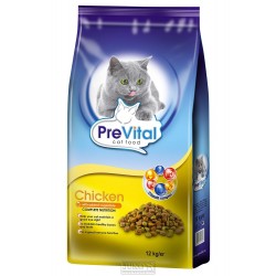 PreVital granule kočka 12kg kuřecí+zelenina-11740