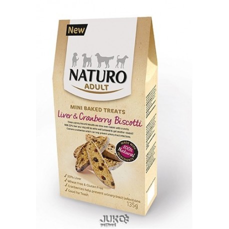 Naturo-snack Mini Treats--Liver&Cranberry 135g-12692-Exp 10/2018-Sleva 50%