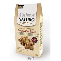 Naturo-snack Mini Baked Treats-Bones Lamb&Rice150g-12693