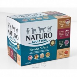 Naturo Dog Variety Pack 400 g, vanička (6 pack)