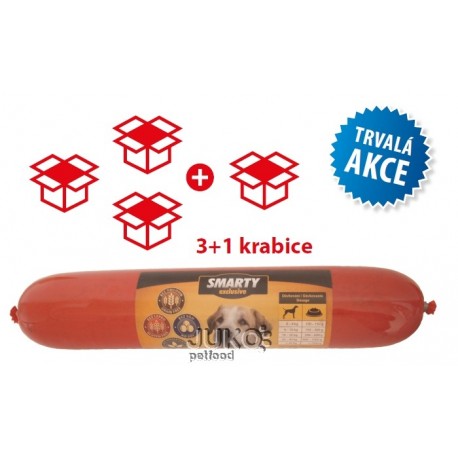 Smarty Exclus. salám HOVĚZÍ-beef 1kg- 3x18+18ks-12712