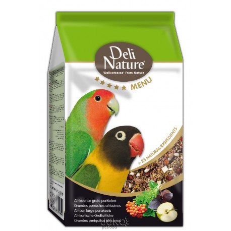 Deli Nature Birdelicious Africký velký papoušík 800 g