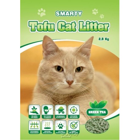 Smarty Tofu Cat Litter Green Tea podestýlka 6 l