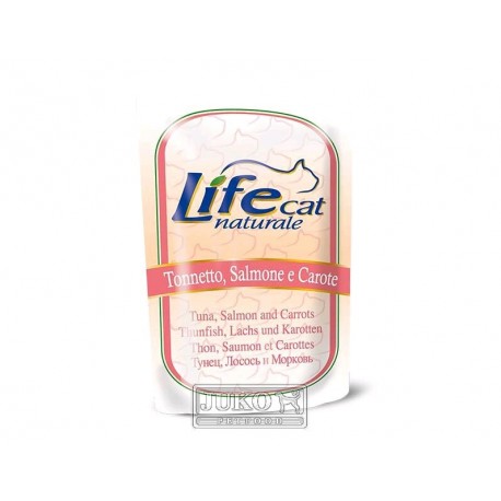 LifeCat Tuna & Salmon, kapsička 70 g