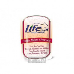 LifeCat Tuna & Beef & Ham, kapsička 70 g