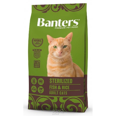 Banters Cat Adult Sterilized Fish & Rice 8 kg